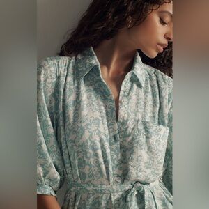 The Mona Linen Shirt Dress